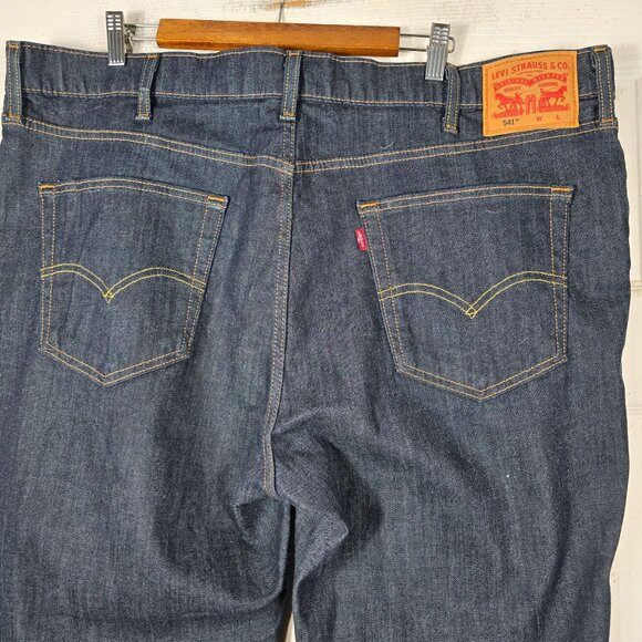 Levi's 541 Denim Blue Jeans 44X34 Straight Leg‎ - Picture 5 of 11